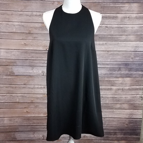 Tobi Dresses & Skirts - Tobi Black Halter Low Dip Back Zip Up Dress